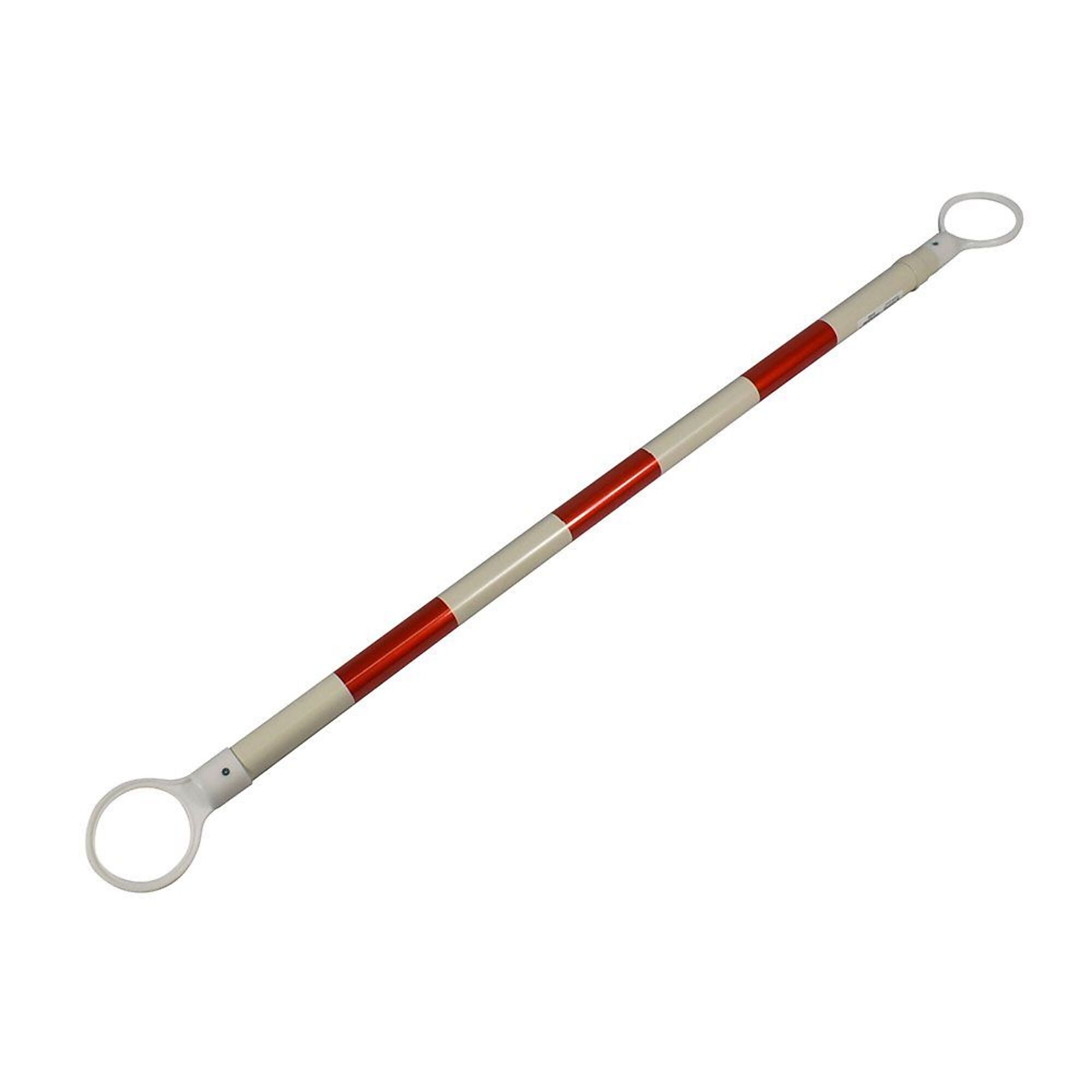 Interstate Safety 50247 4ft to 7ft ABS Extendable / Telescoping Traffic Cone Bar - Red & White